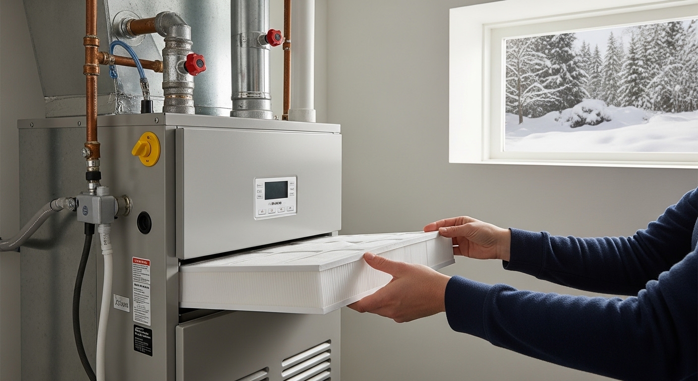 winter furnace filter maintenance mission bc