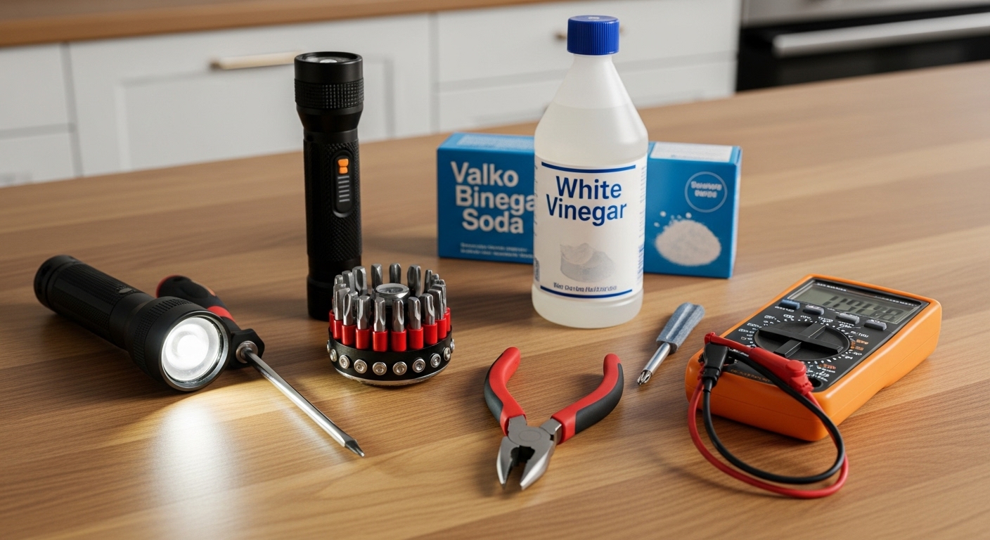 DIY appliance repair first aid kit tools