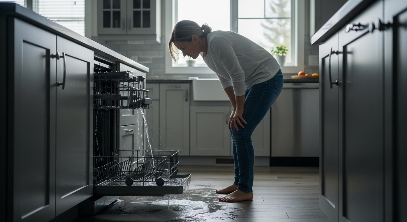 Mission BC homeowner frustrated with leaking dishwasher