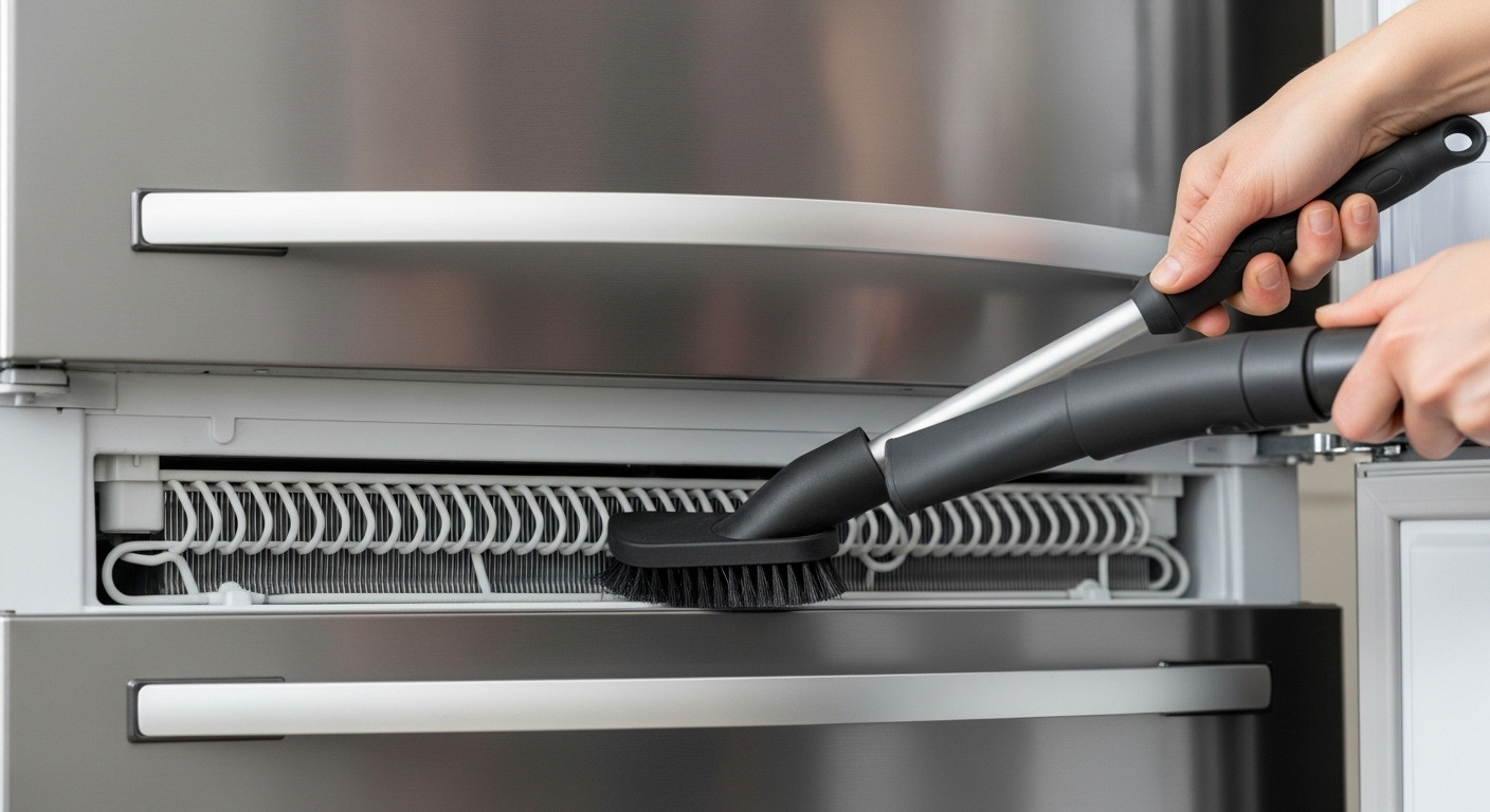 refrigerator condenser coil cleaning and maintenance