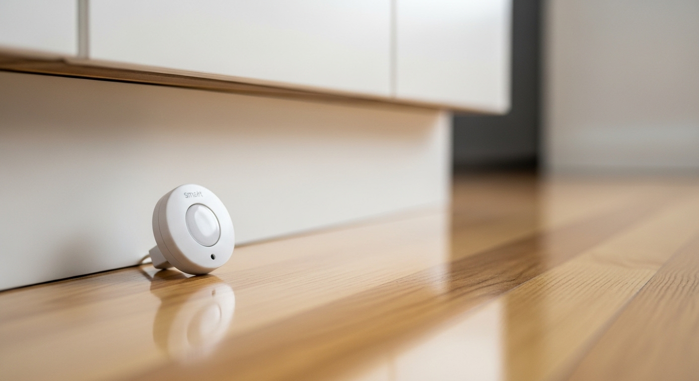 Installation of a smart water leak sensor for appliance monitoring