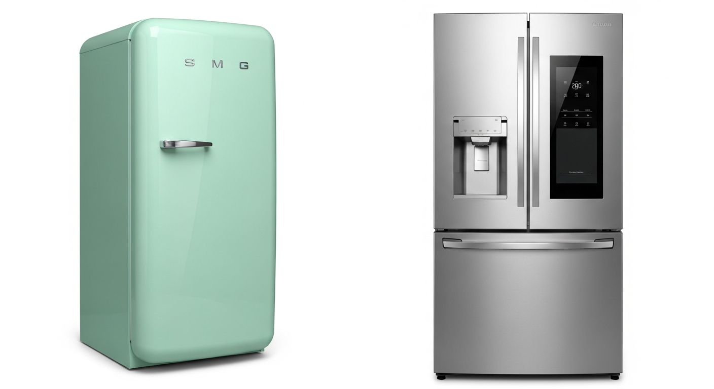 Vintage vs modern refrigerator durability